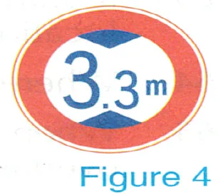 height-limit 3.3m sign
