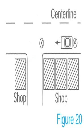 priority road passing point Ⓧ