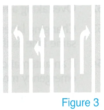 問題8の道路標識・交通状況の図